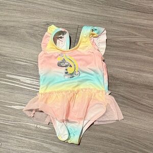 Unicorn Pastel Swimsuit for Kids